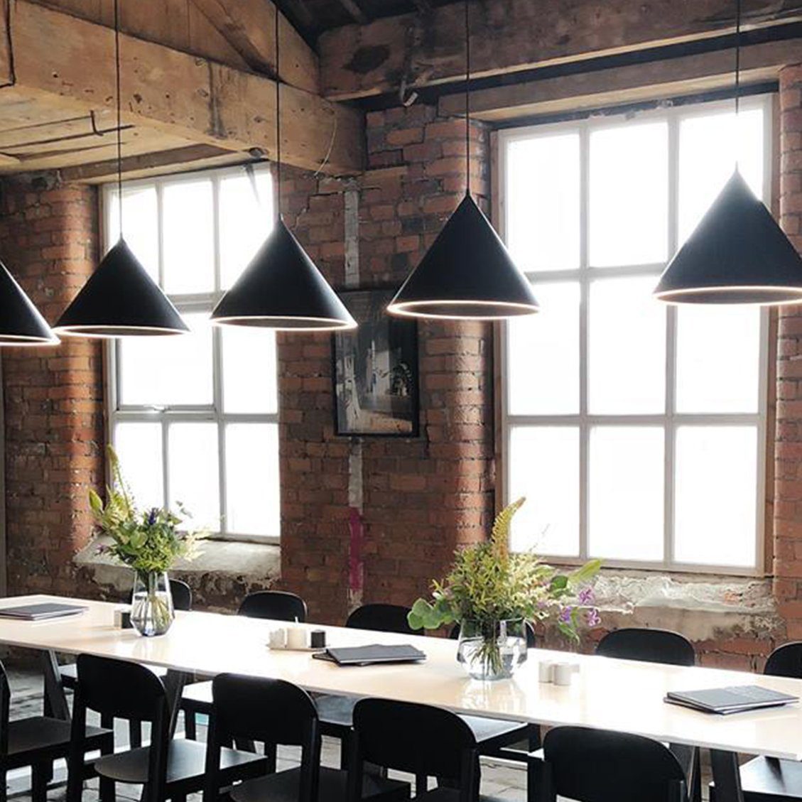 Nordic Aluminum Cone Shape Pendant Light