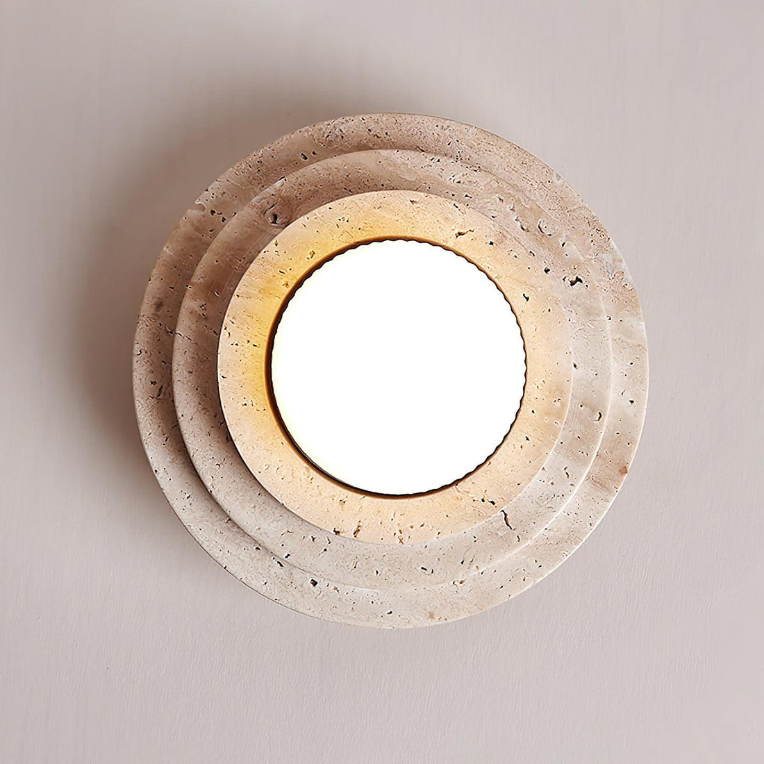 Zephyr Modern Travertine Ceiling Light