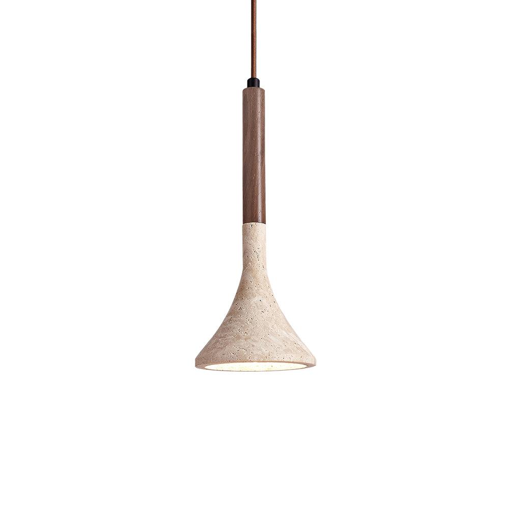 Aplomb Japandi Travertine Pendant Lamp