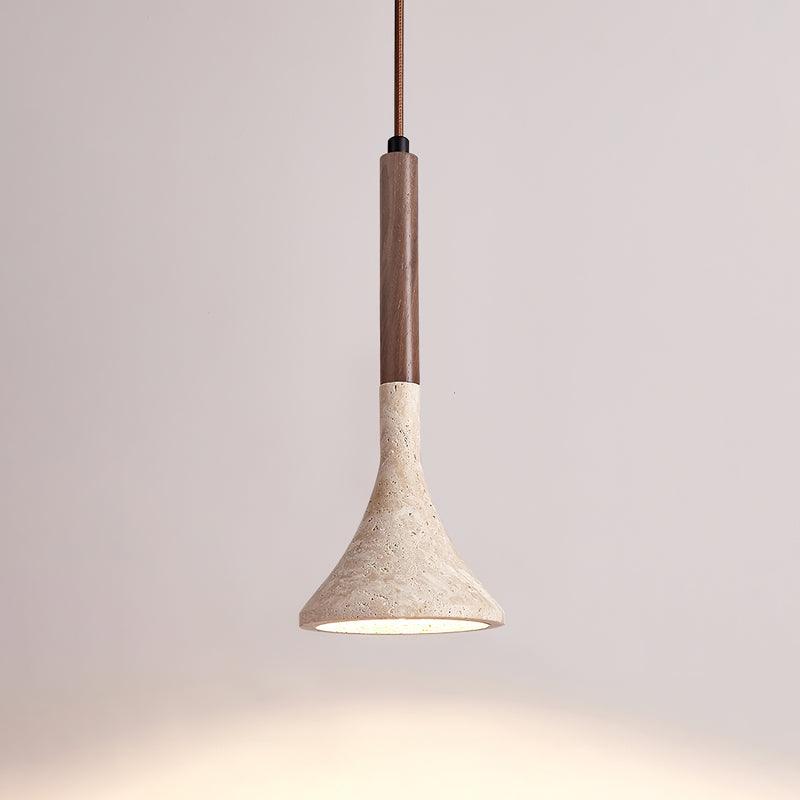 Aplomb Japandi Travertine Pendant Lamp