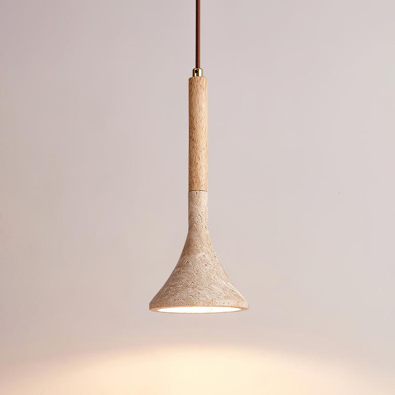 Aplomb Japandi Travertine Pendant Lamp
