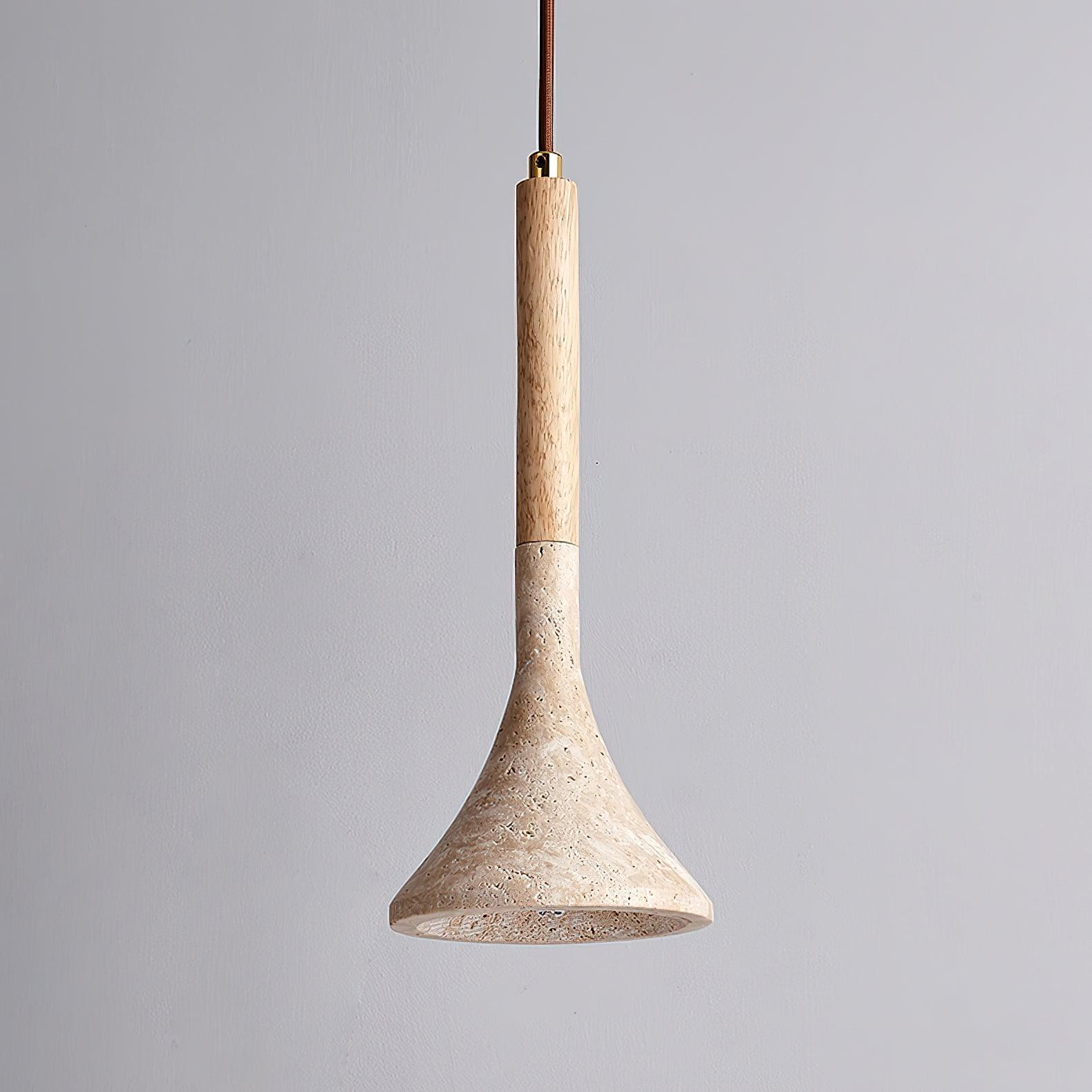Aplomb Japandi Travertine Pendant Lamp