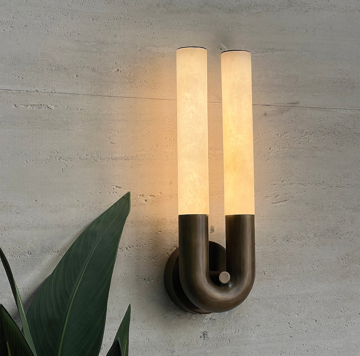 Thea Nordic Alabaster Wall Light