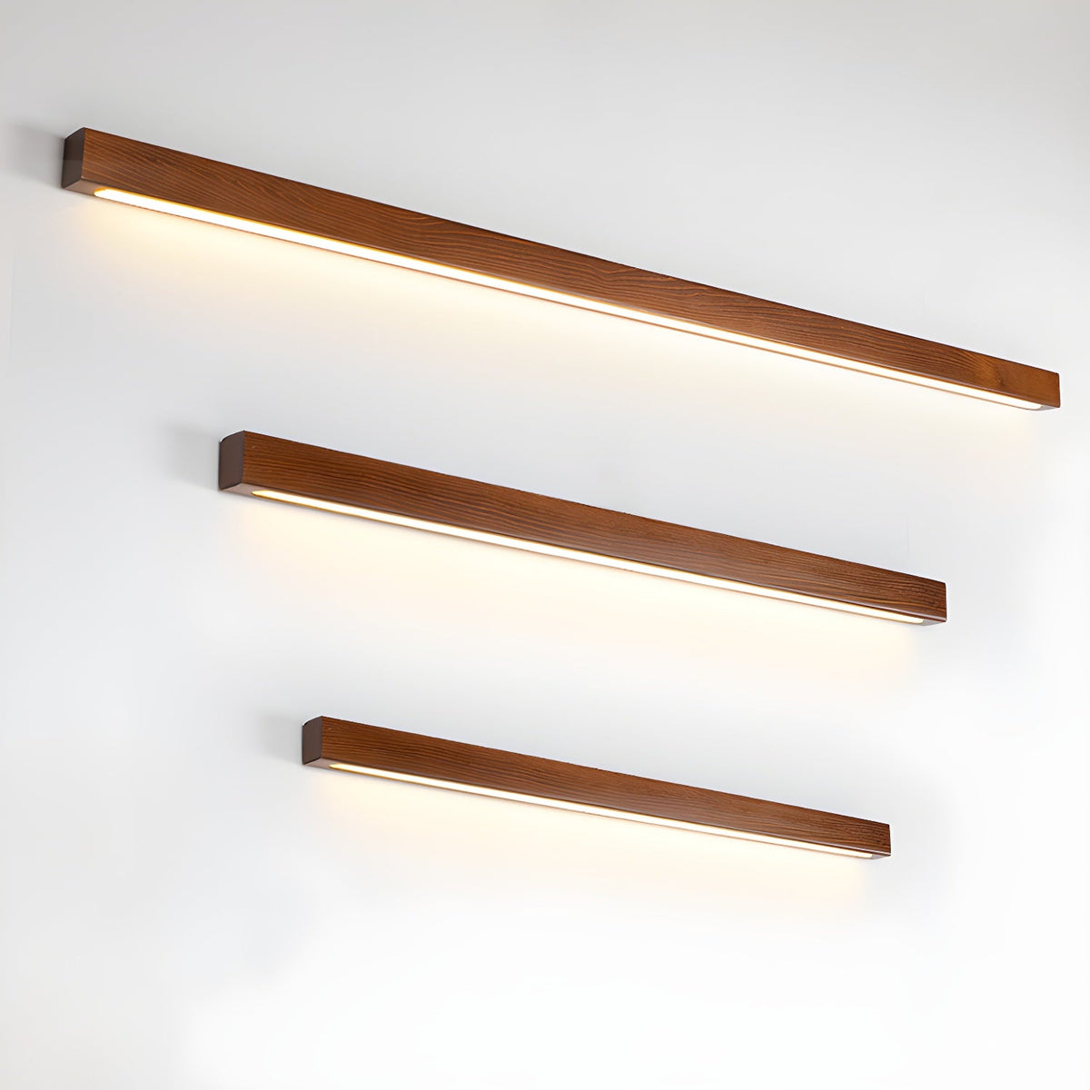 Arlo Nordic Linear Wood Wall Light