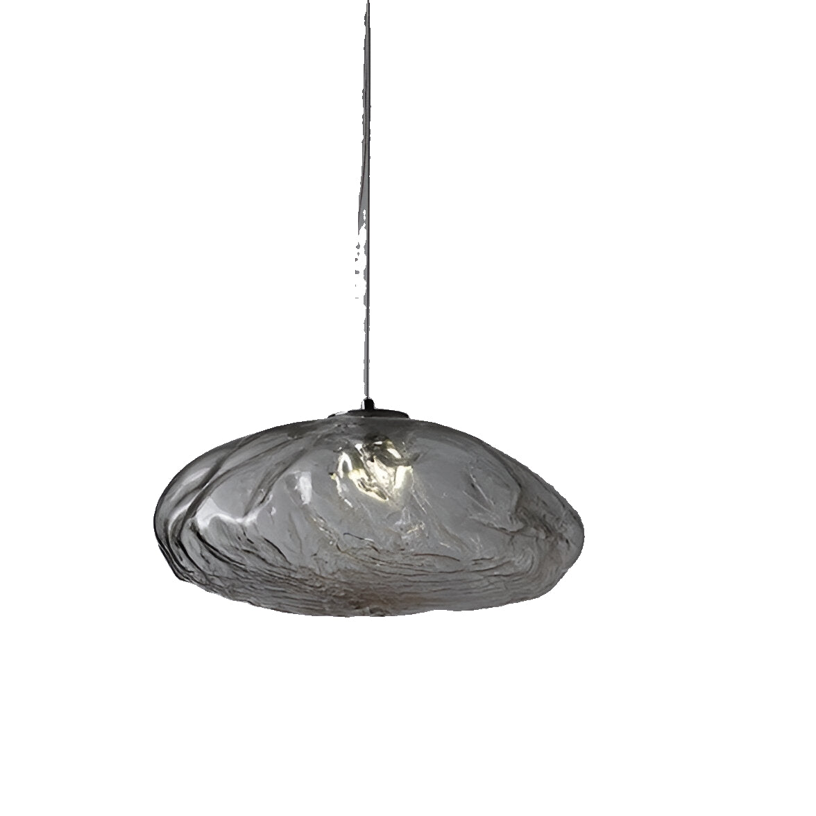 Fiberglass Clouds Minimalist Glass Pendant Light