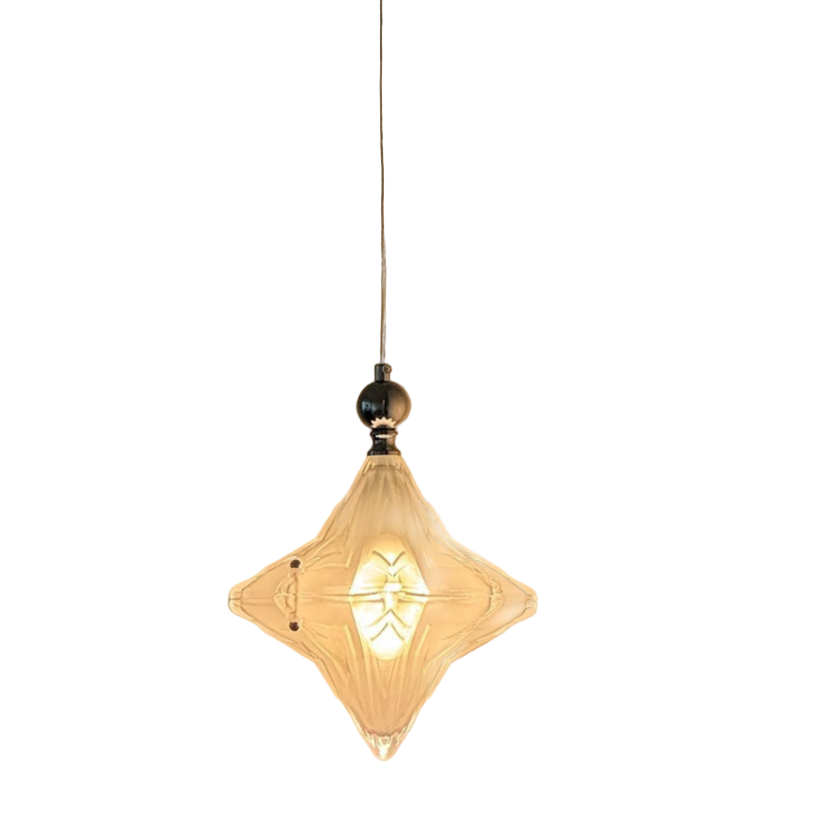 Star Retro Glass Pendant Light