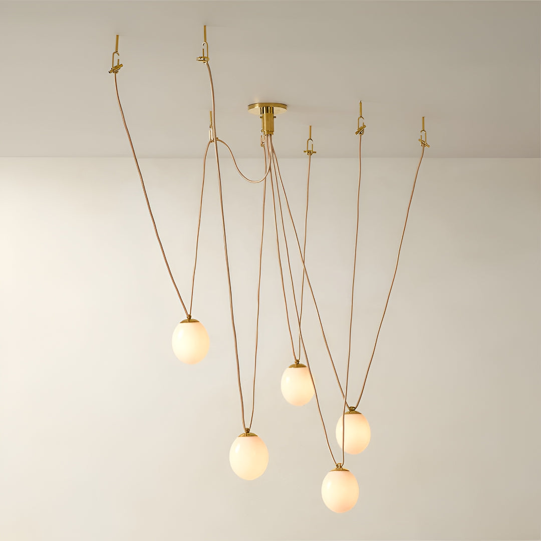 Aurelle Verve Retro Glass Ball Chandelier