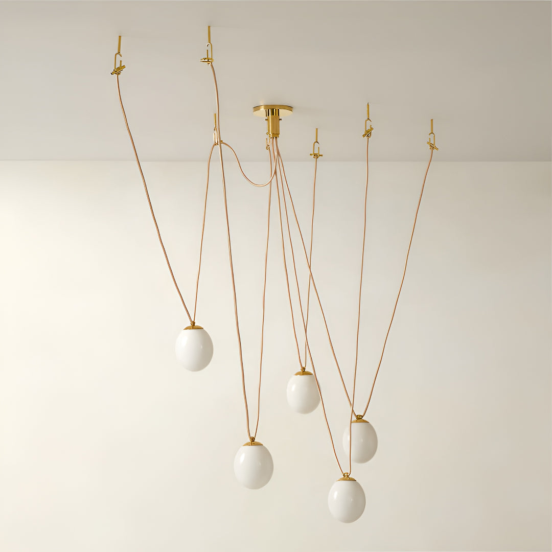 Aurelle Verve Retro Glass Ball Chandelier