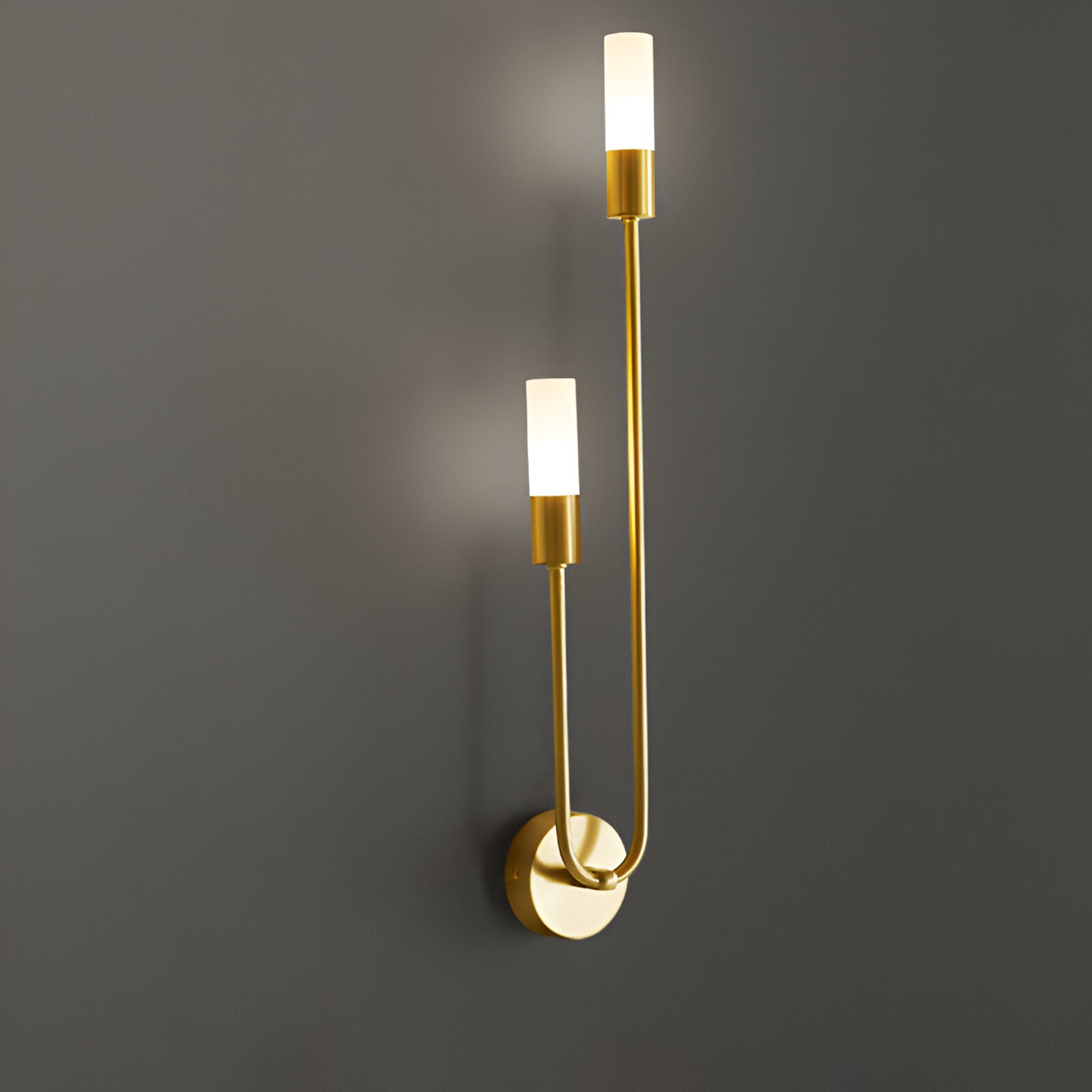 Nordic Modern Simplicity Iron & Acrylic Long Tube Wall Light