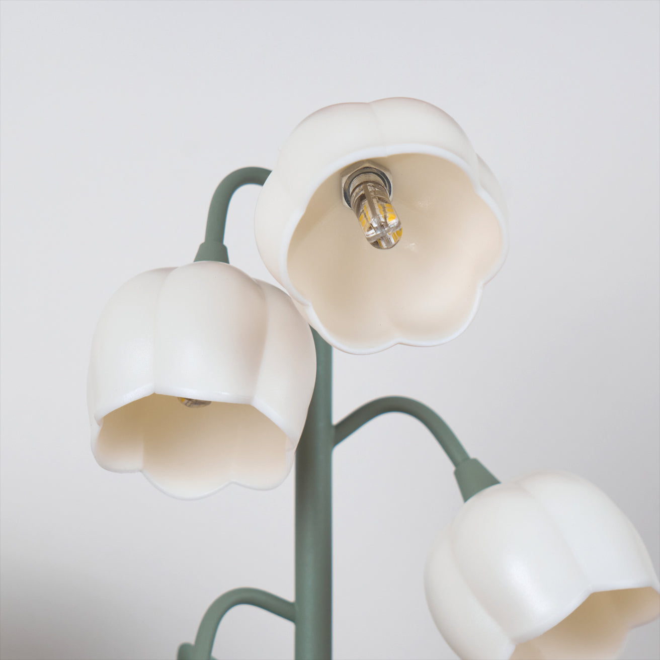 Bell Orchid Nordic Iron Glass Flower Table Light