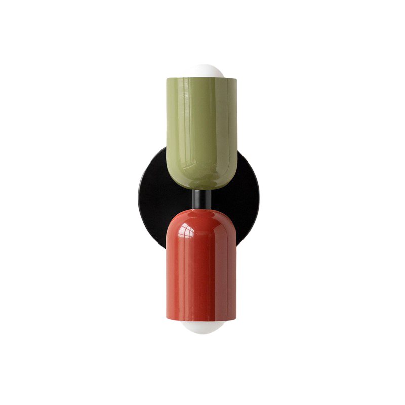 Nordic Colorful Double Head Iron Wall Light