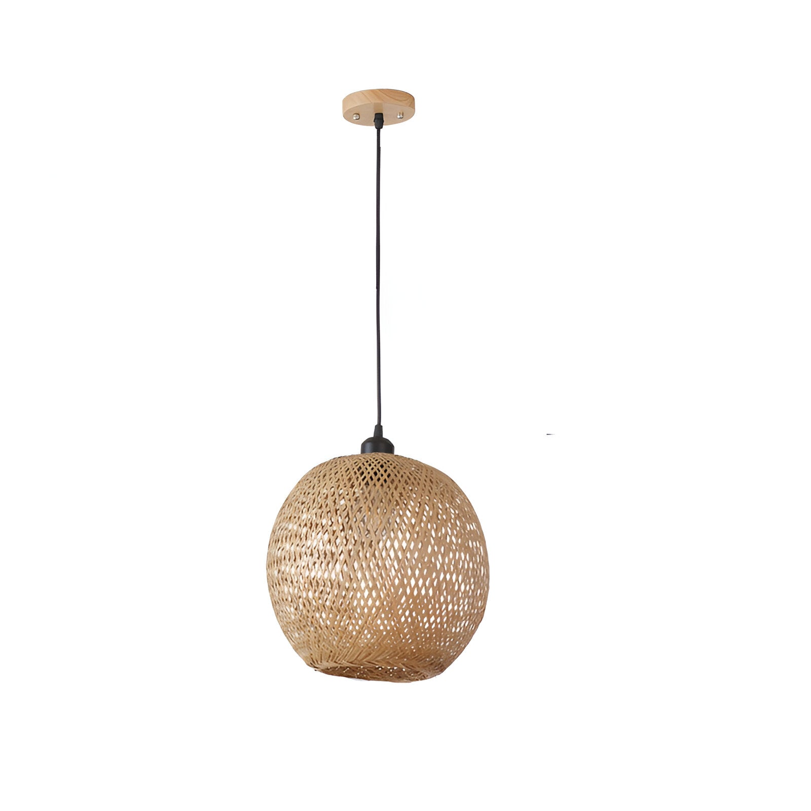 Solaya Handwoven Bamboo Pendant Light
