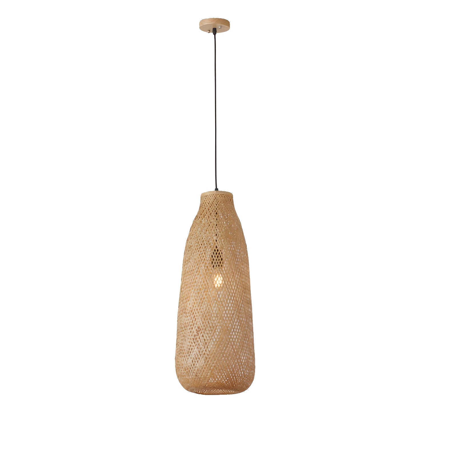 Solaya Handwoven Bamboo Pendant Light