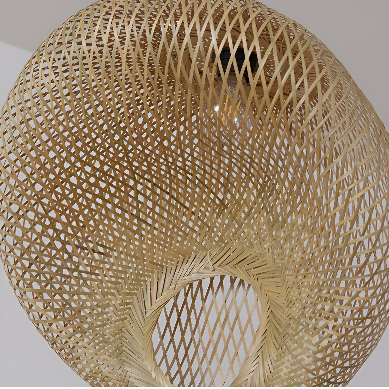 Solaya Handwoven Bamboo Pendant Light