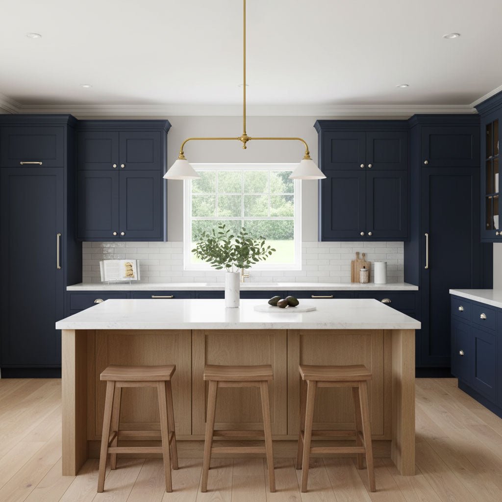 Alaric Linear Brass Modern Pendant Light