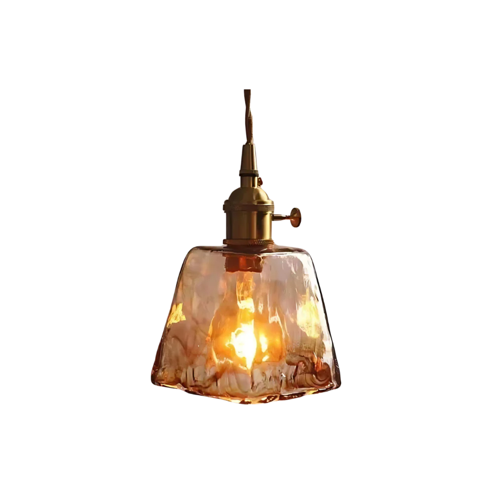 Aurex Vintage Brass Globe Pendant Light