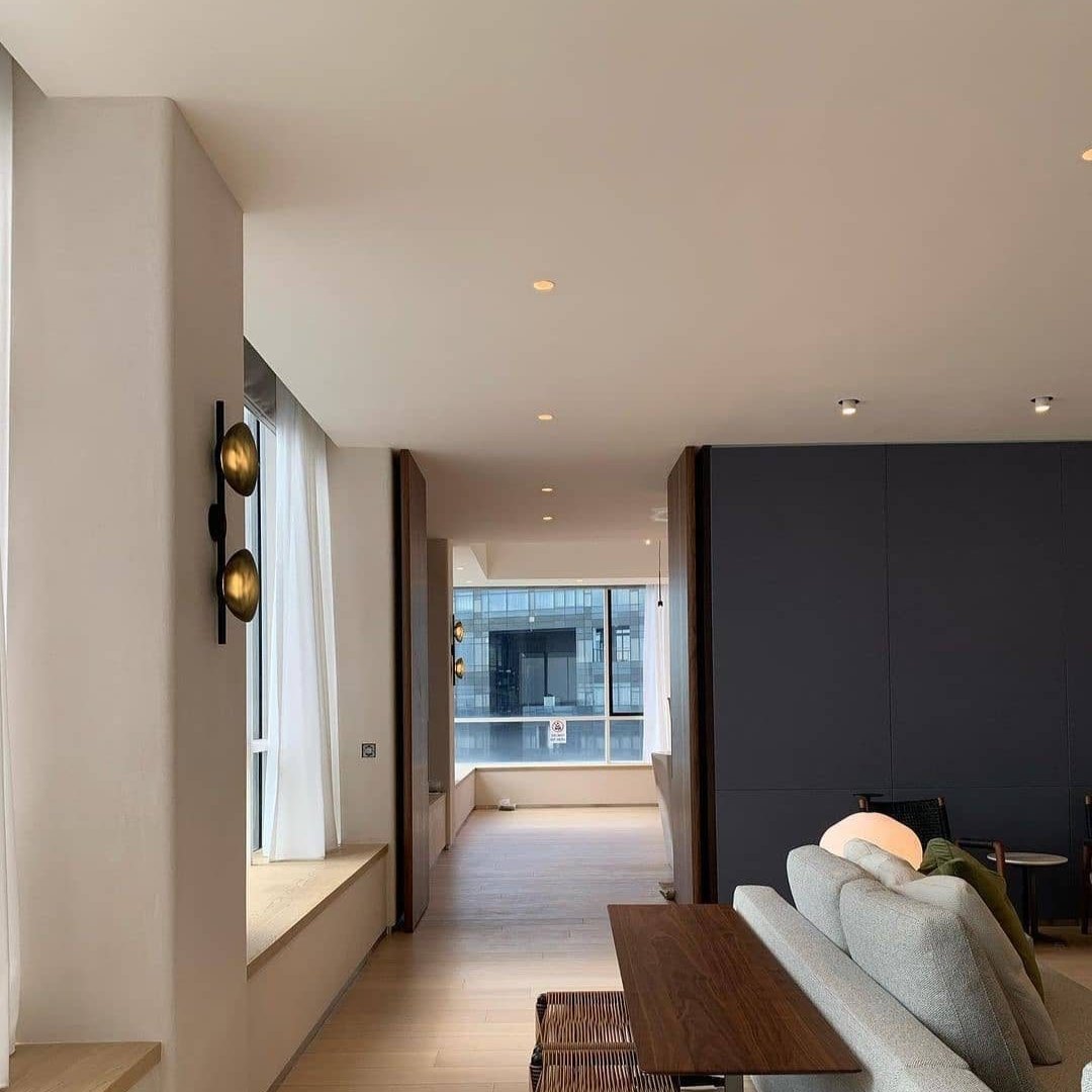 Nordic Round Design Ceto Glass Wall Light