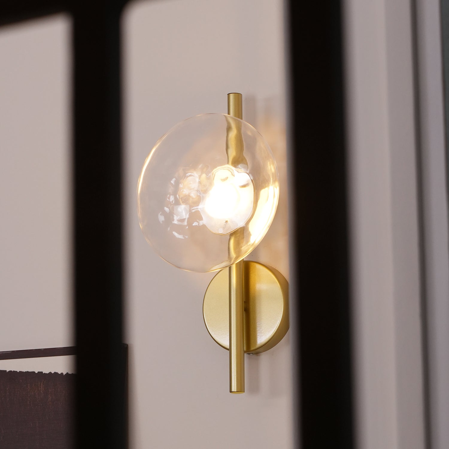 Nordic Round Design Ceto Glass Wall Light