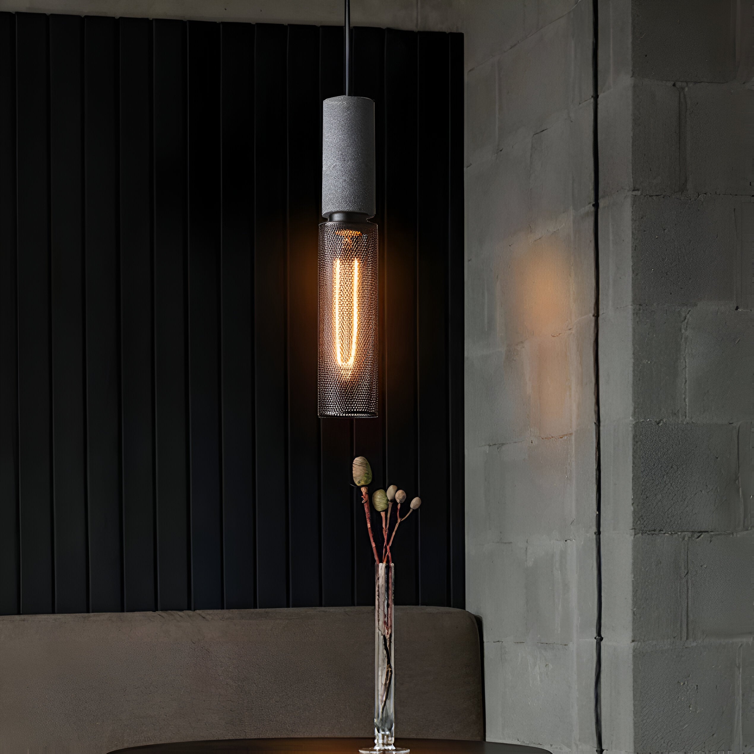 Concrete Nordic Industrial Cement Pendant Light