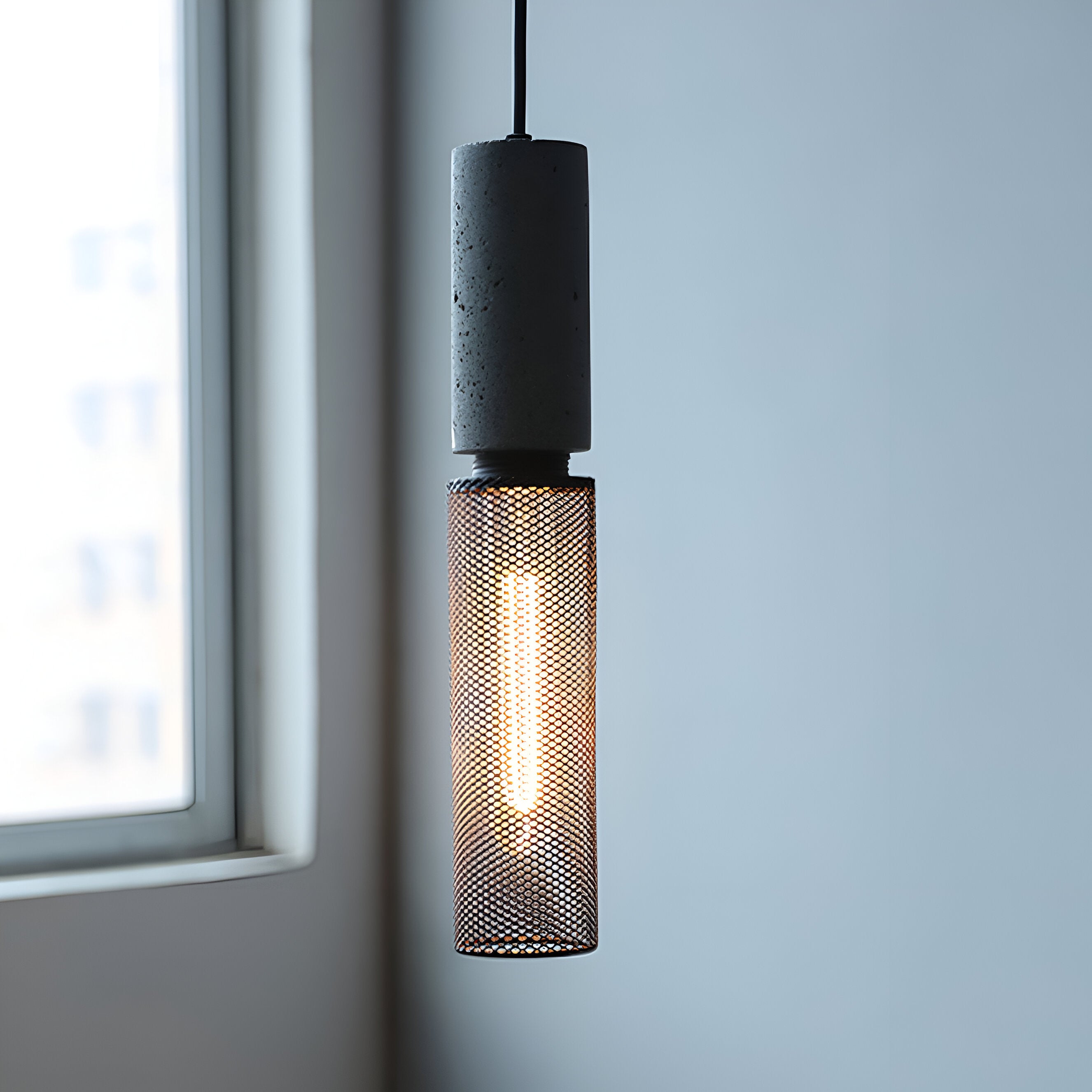 Concrete Nordic Industrial Cement Pendant Light
