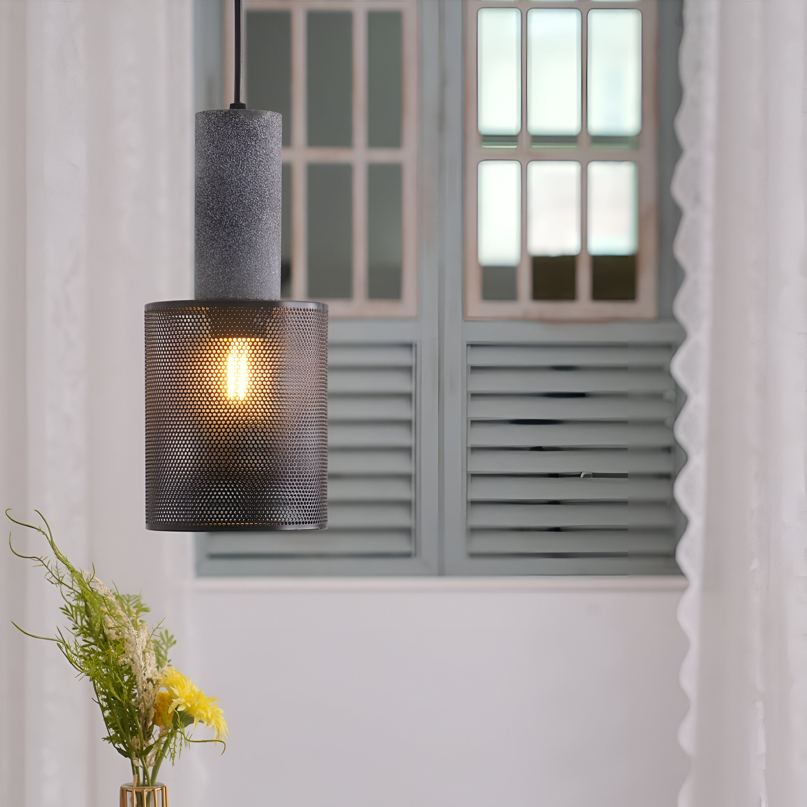 Concrete Nordic Industrial Cement Pendant Light