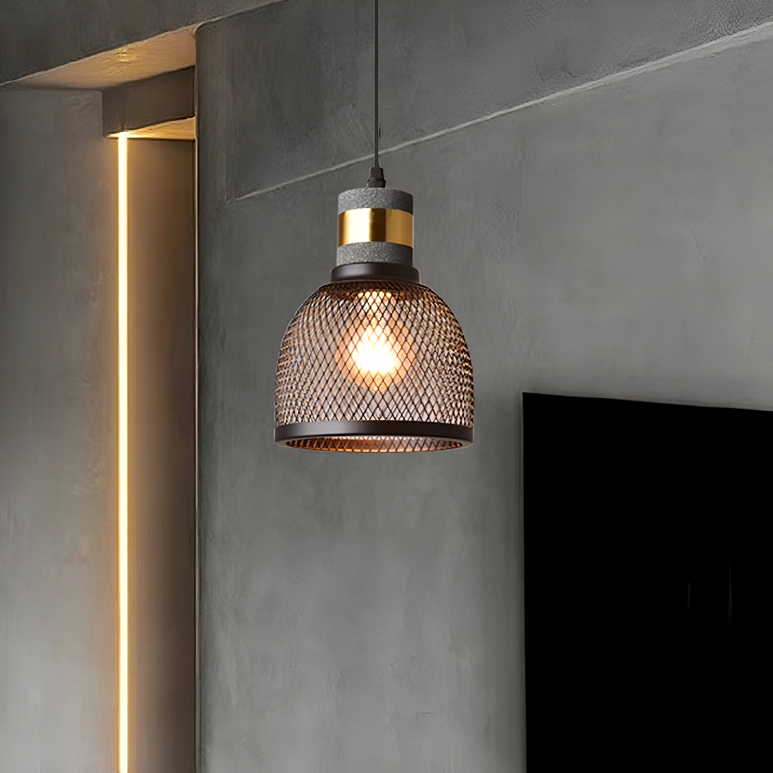 Concrete Nordic Industrial Cement Pendant Light