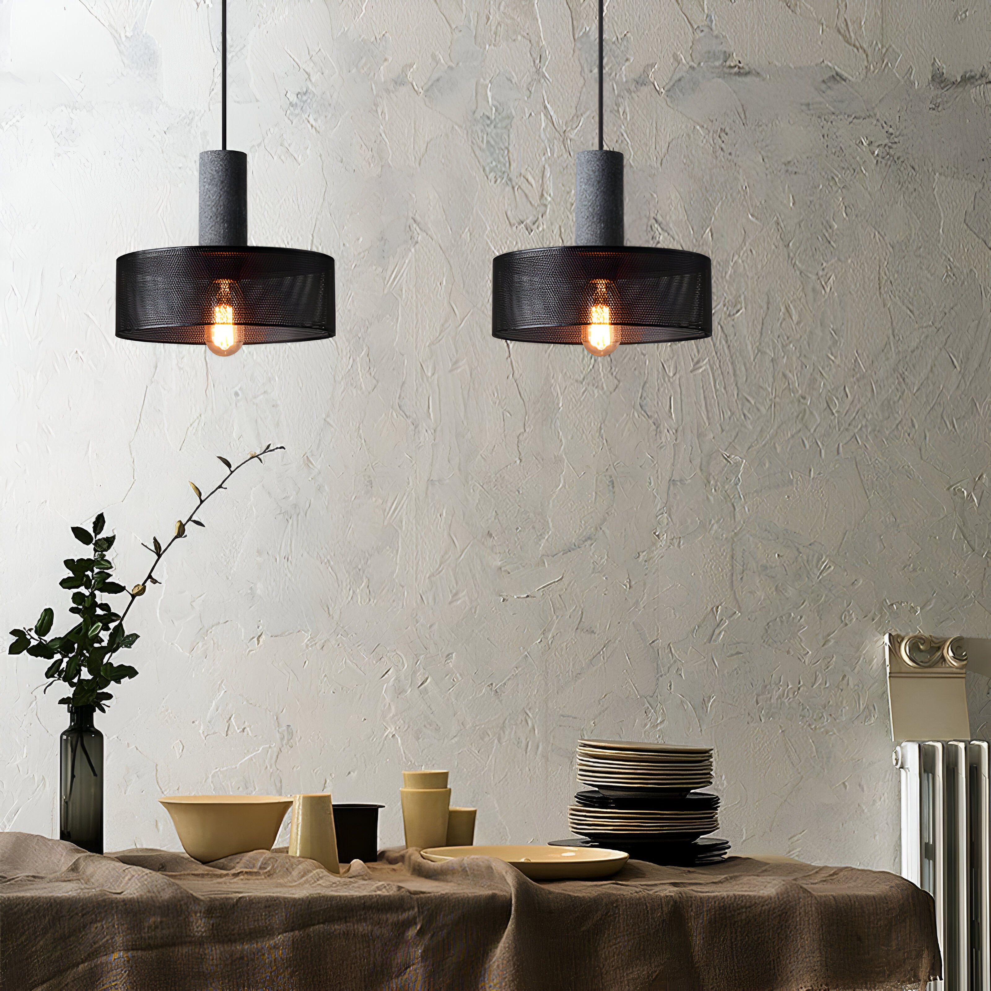 Concrete Nordic Industrial Cement Pendant Light