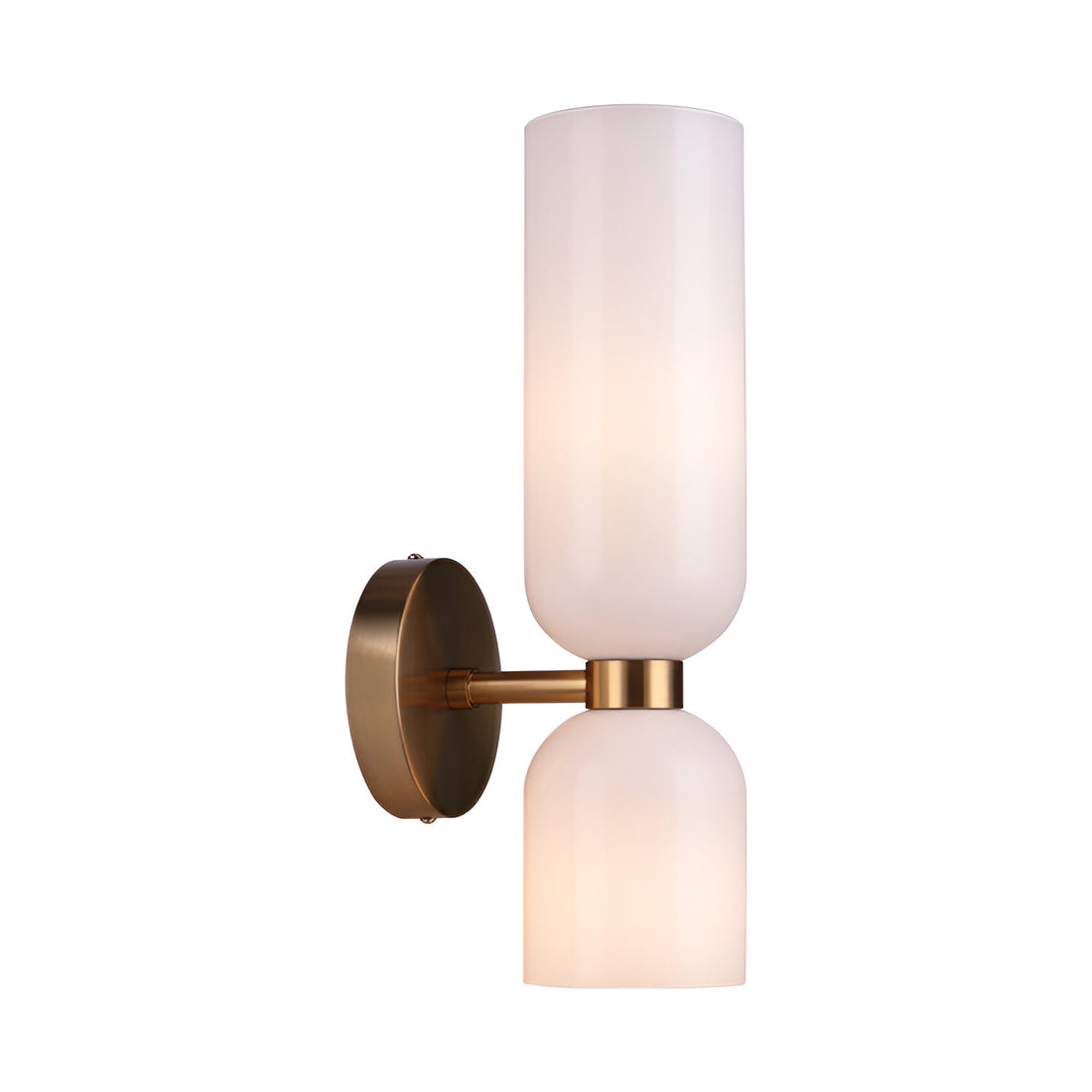 Nordic Double Head Glass Wall Light