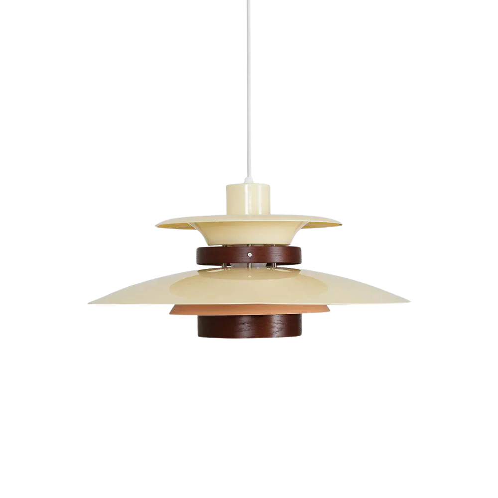 Aurora of Stillness Nordic Wood Japandi Pendant Light
