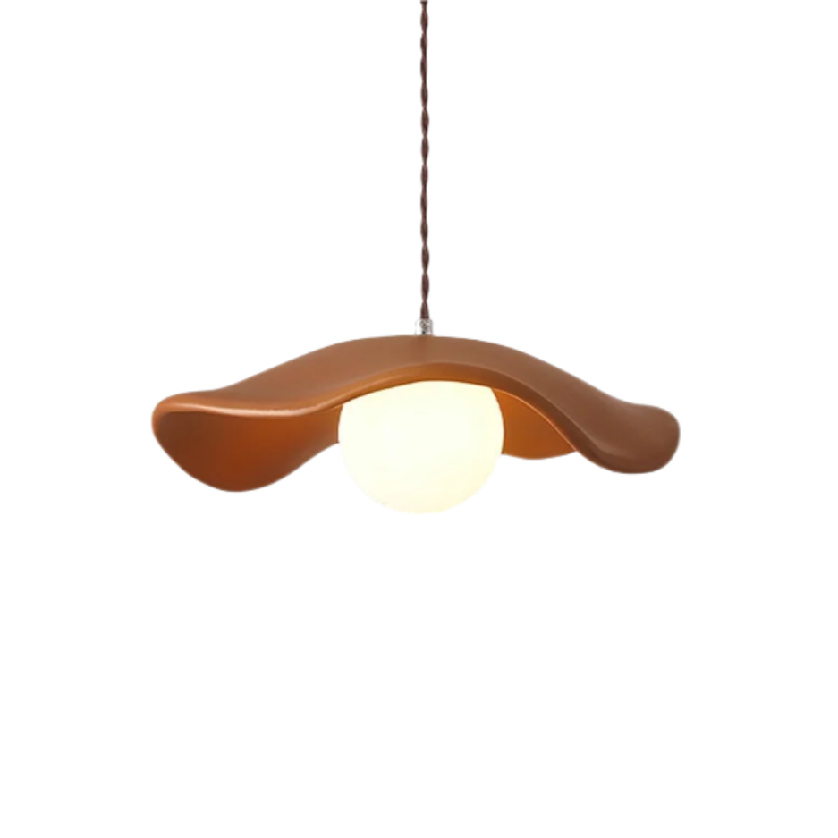Yumi Sculptural Resin Elegance Minimalist Pendant Light