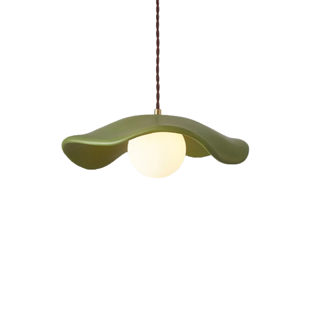 Yumi Sculptural Resin Elegance Minimalist Pendant Light