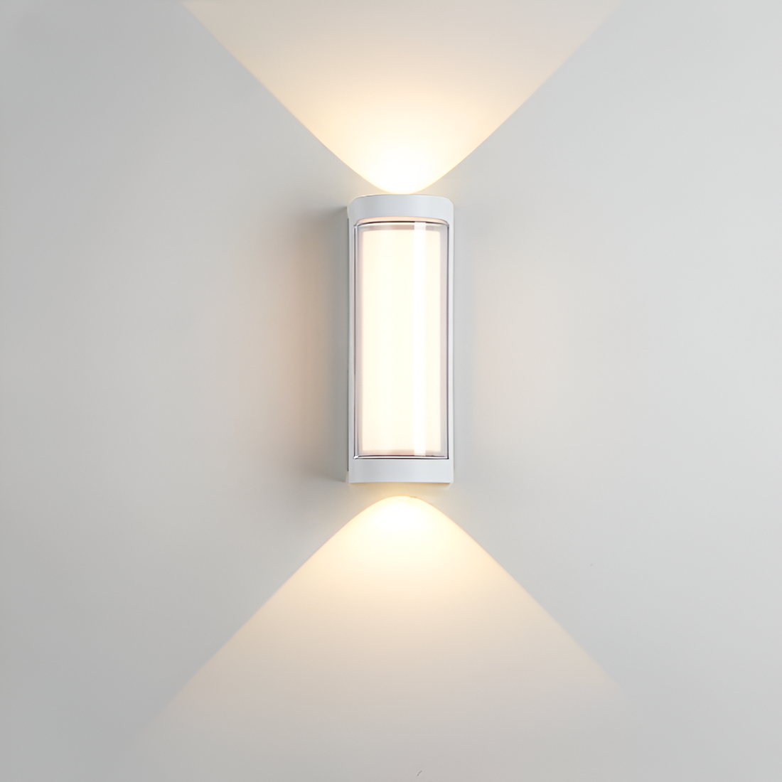 Nordische Up-Down Acryl Wasserdichte Minimalistische Außenwandleuchte
