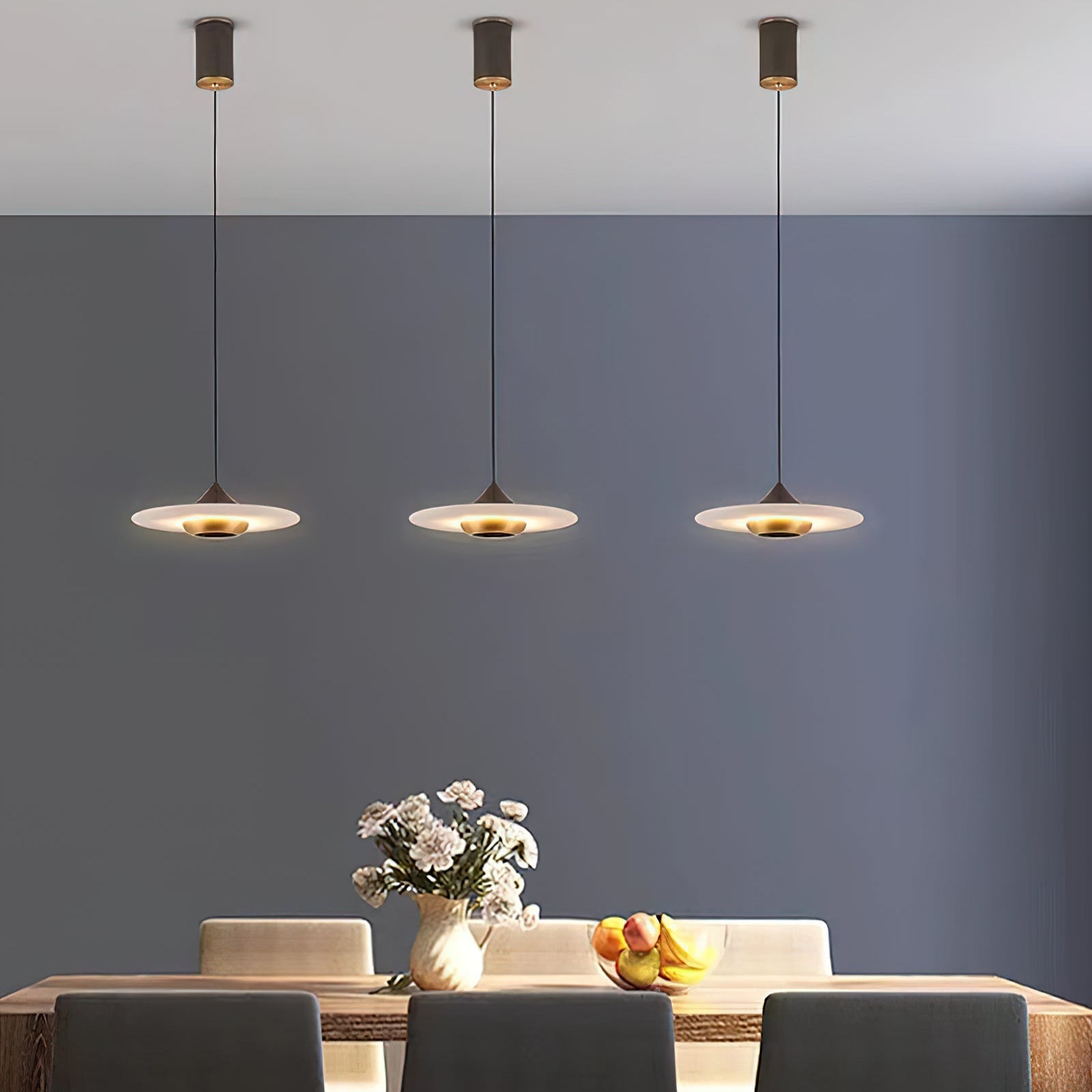 Celesto Disc Alabaster Minimalist Pendant Light