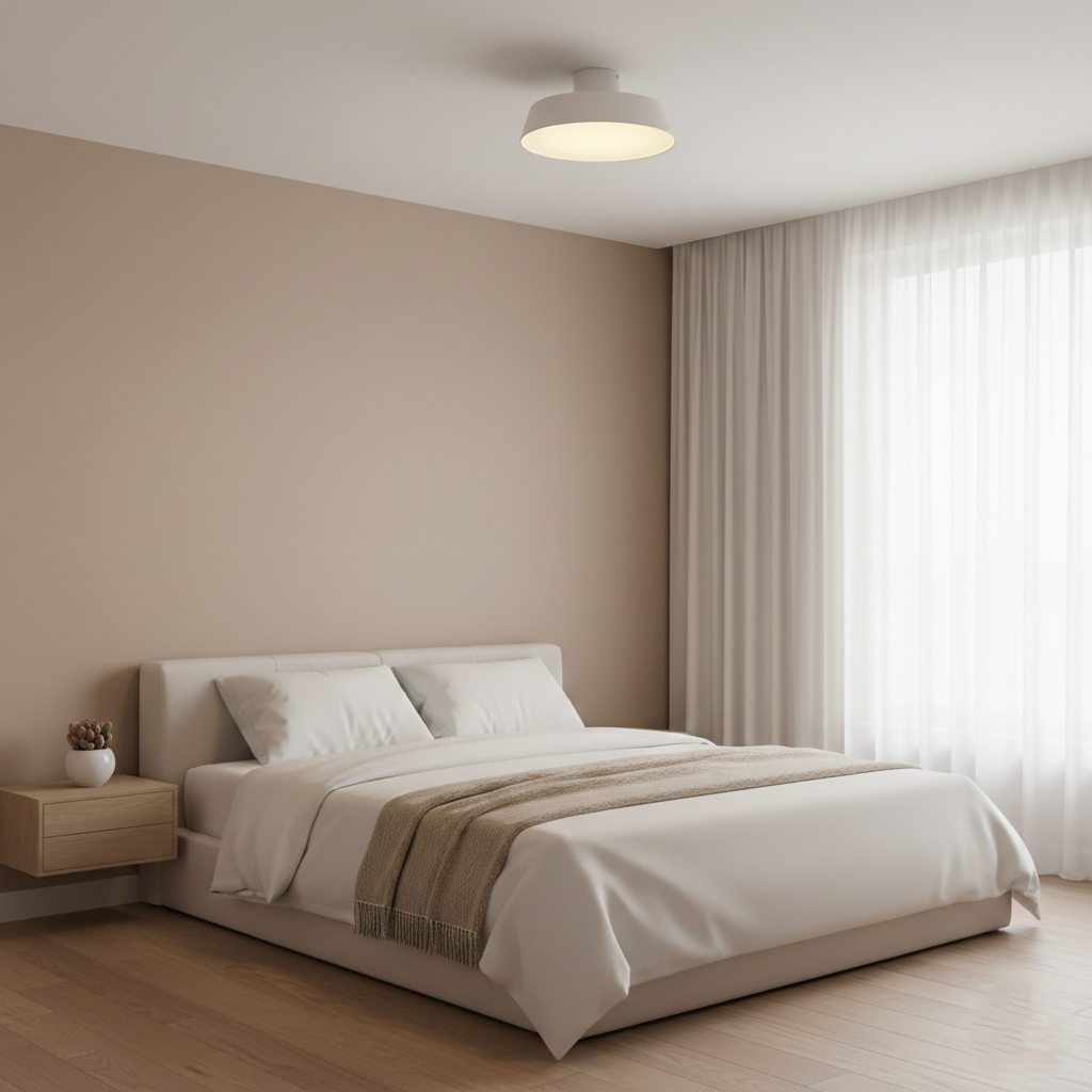 Lampada da soffitto a LED rotonda in alluminio minimalista nordico