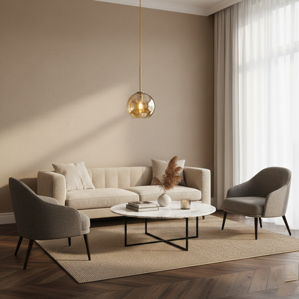 Solara Nordic Spherical Glass Pendant Light