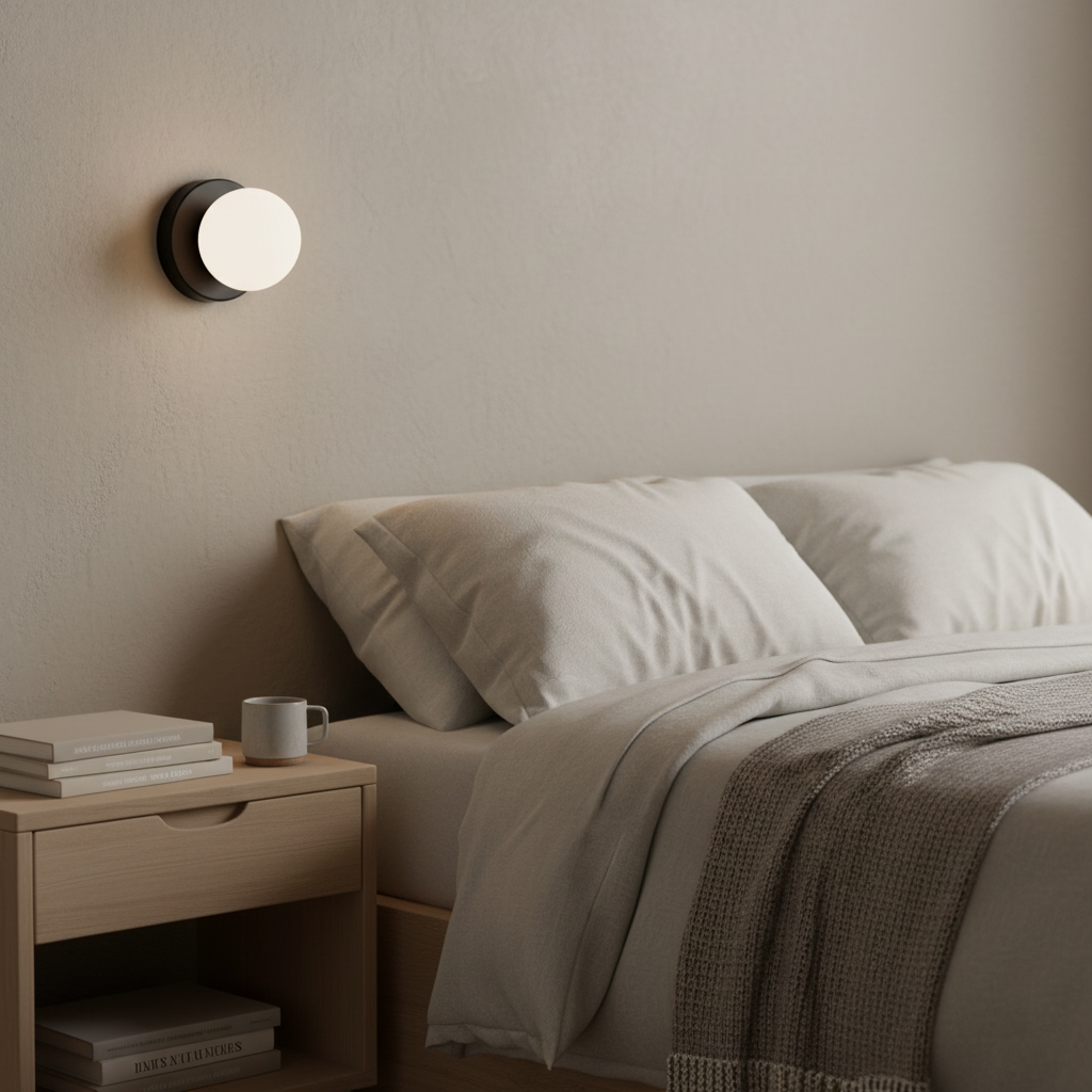 Nordic Rounded Minimalist LED Iron Wall Light