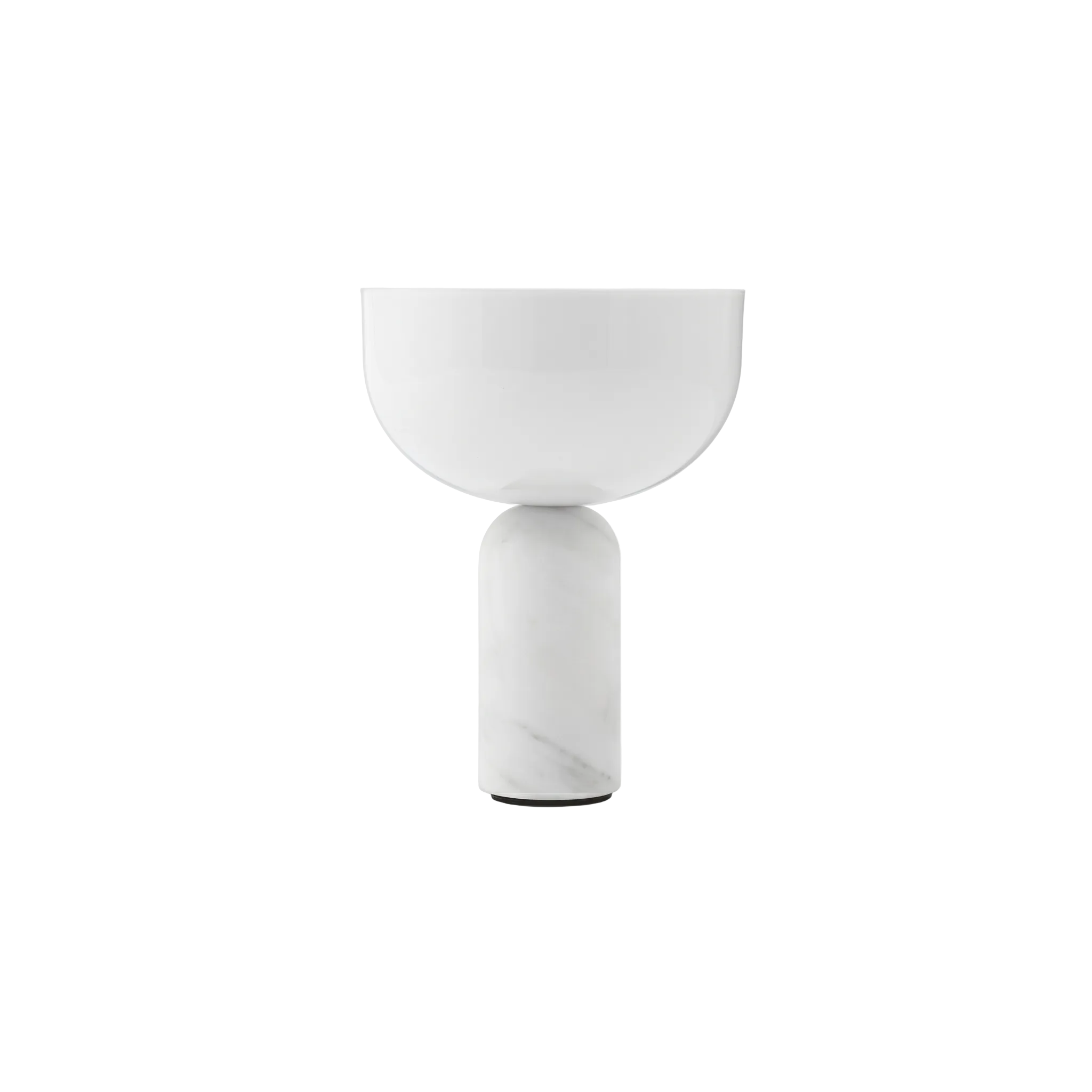 Aria Marble Dome Cordless Modern Marble Table Lamp