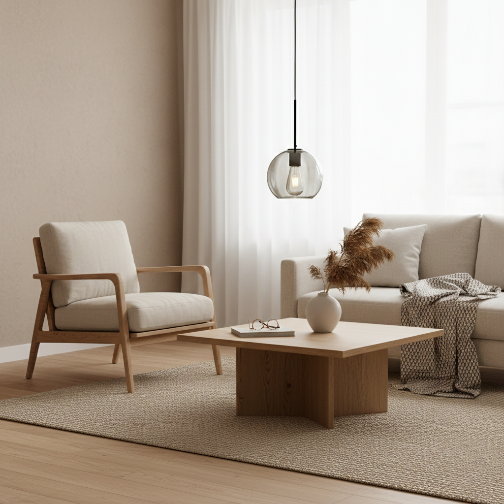 Solara Nordic Spherical Glass Pendant Light