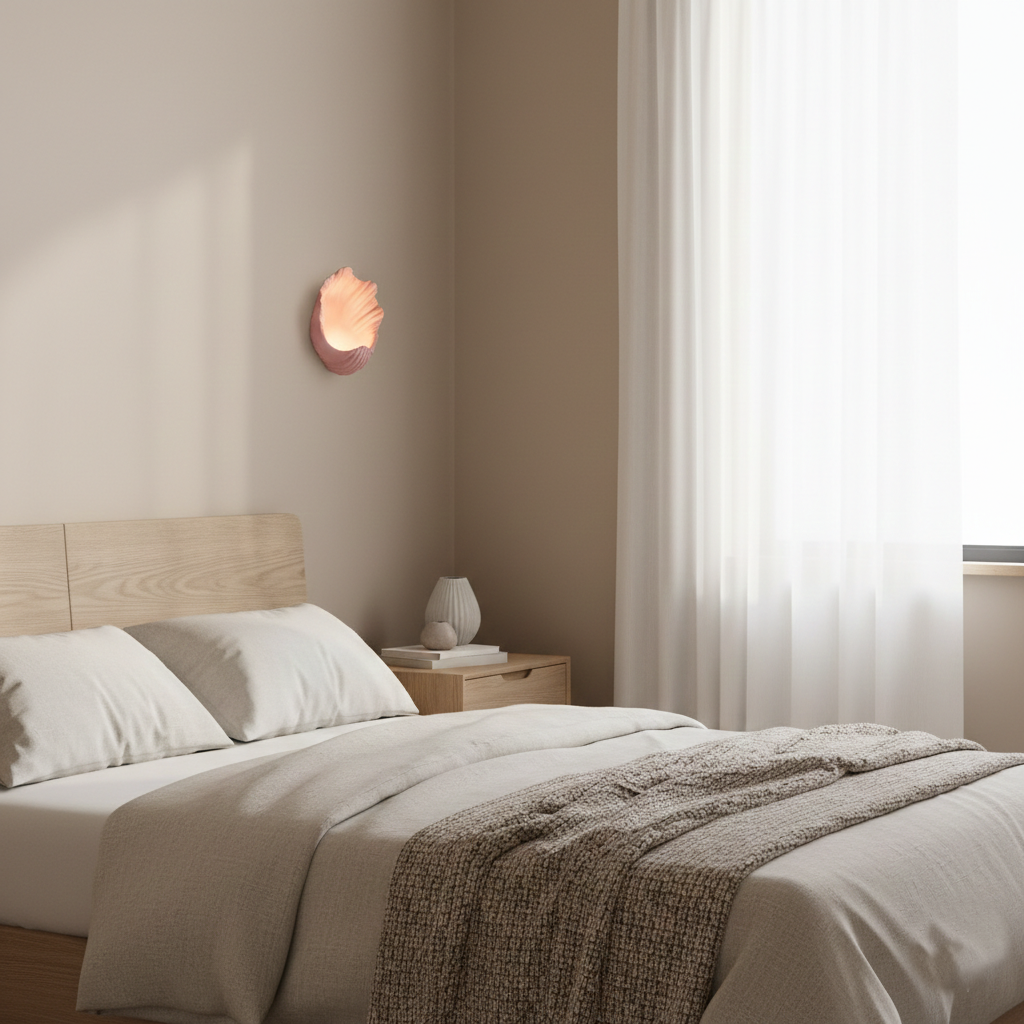 Selka Scallop Nordic Resin Wall Lamp