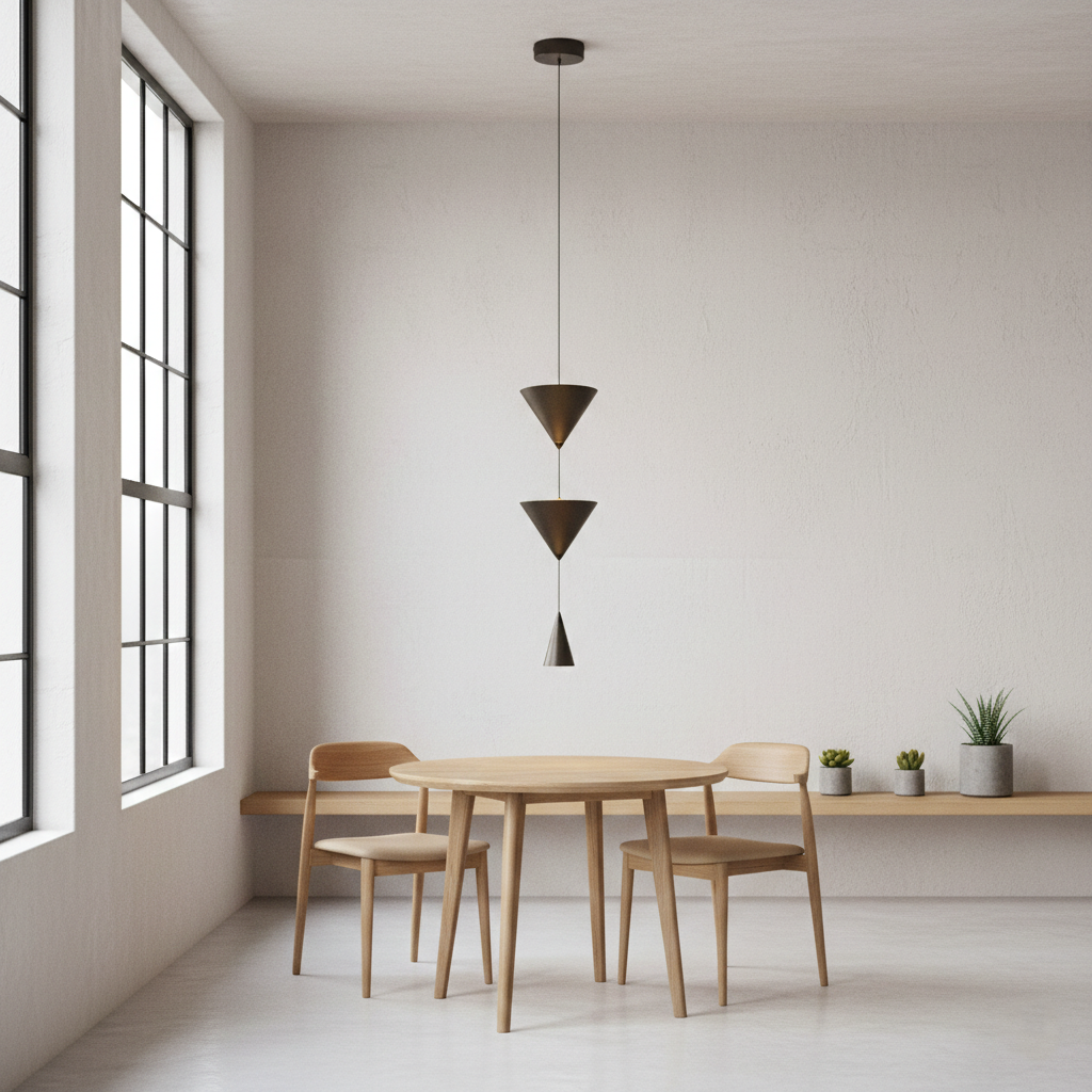 Fari a sospensione creativi conici