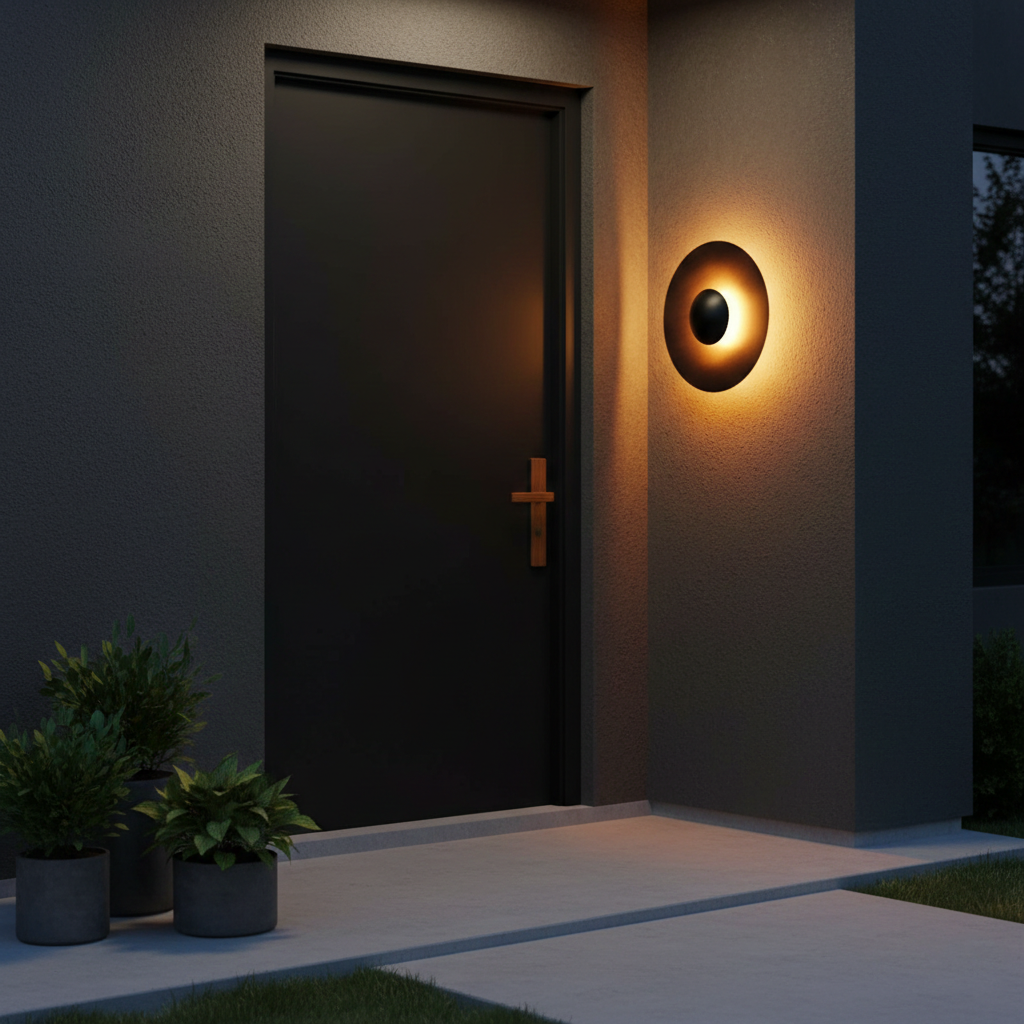 Ciro Modern Round Metal Wall Lamp