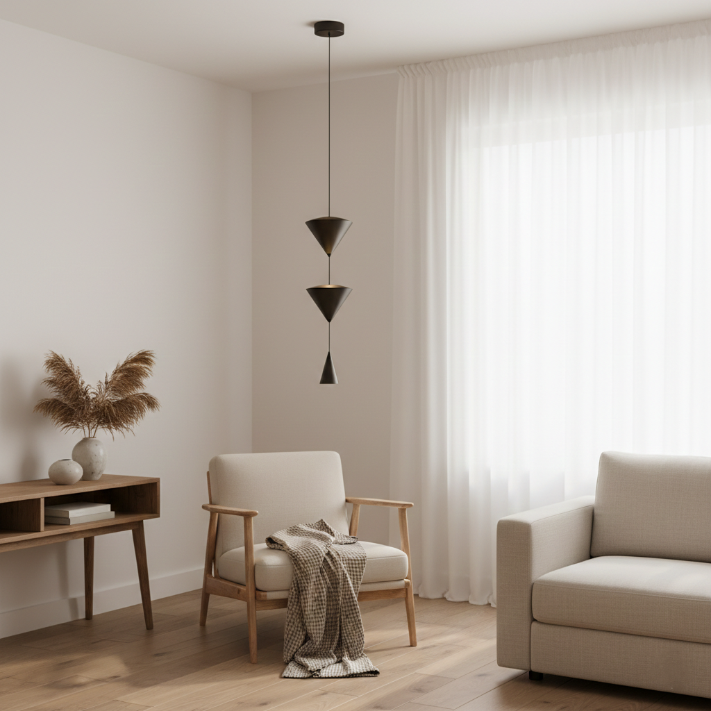 Fari a sospensione creativi conici