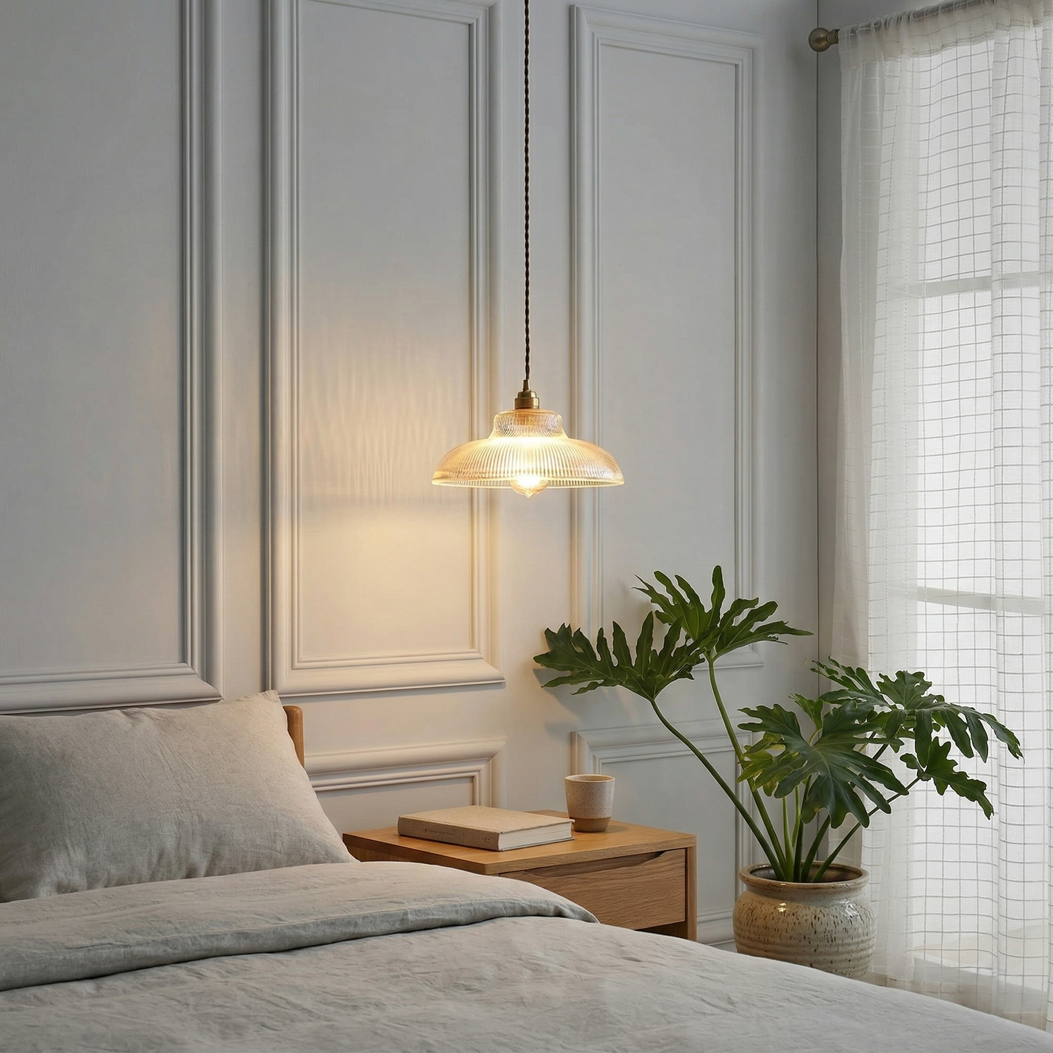 Aurelia Retro Crystal Glass Ceiling Lamp