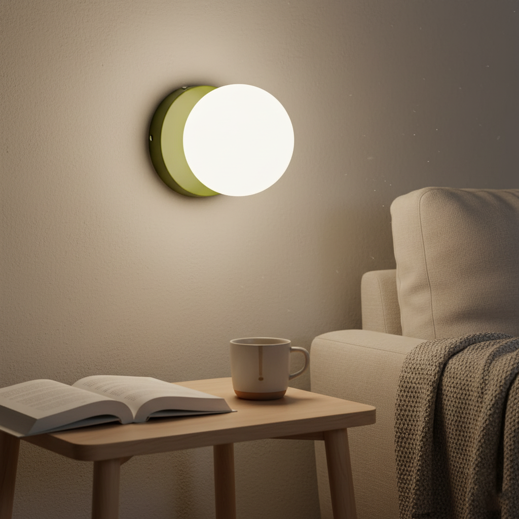Nordic Rounded Minimalist LED Iron Wall Light