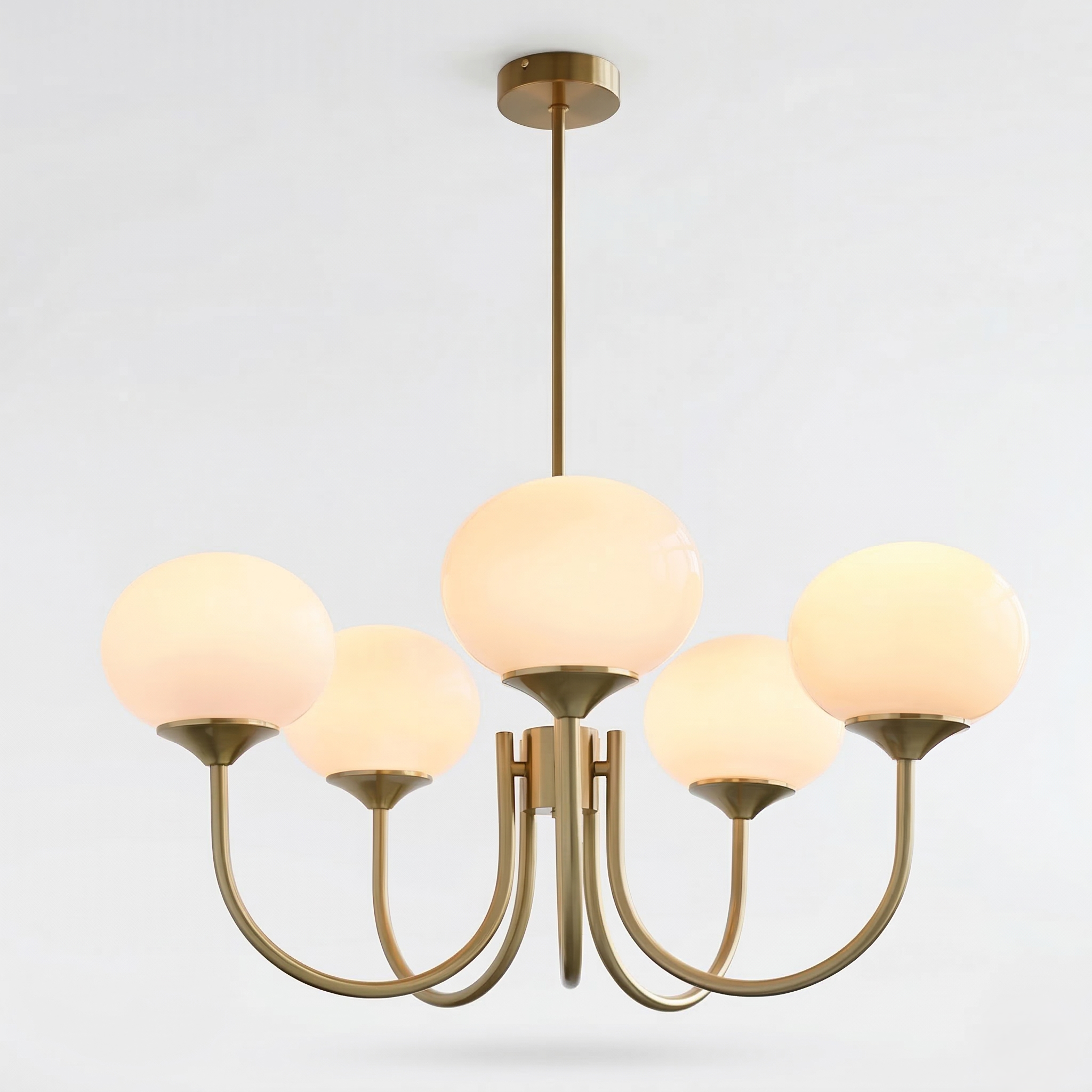 Marshmallow Modern Glass Chandelier
