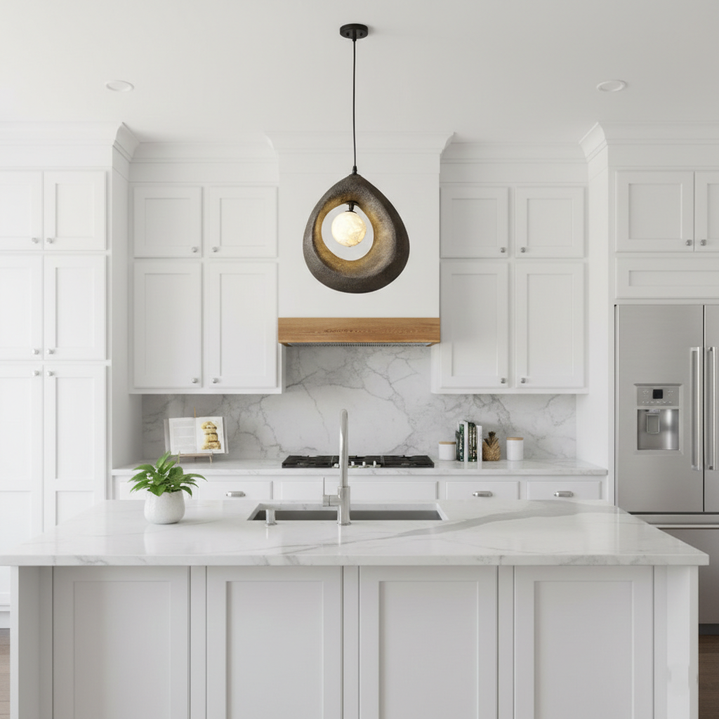 Hayami Wabi Sabi Resin Pendant Light