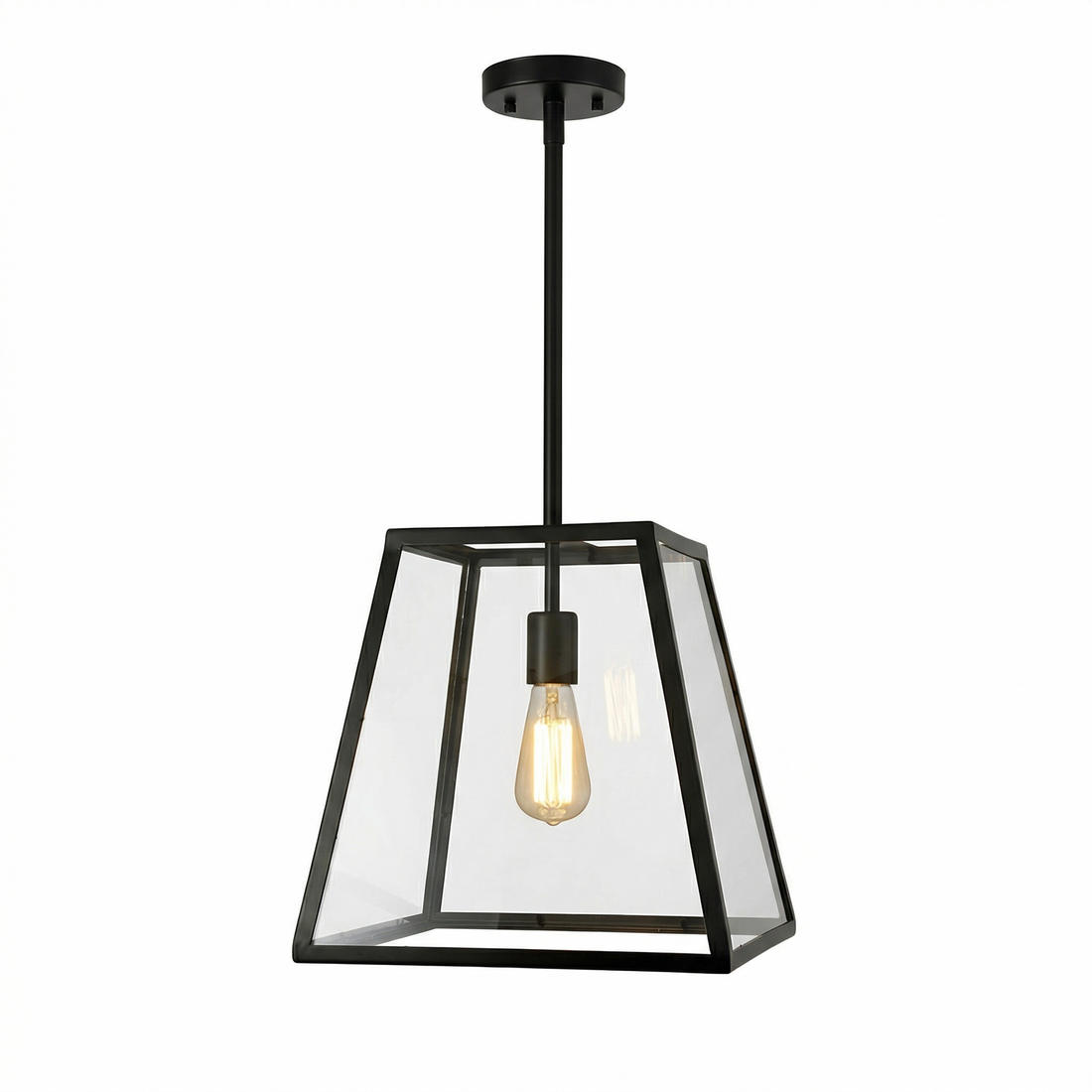 Arlo Retro Industrielle Glas Pendelleuchte