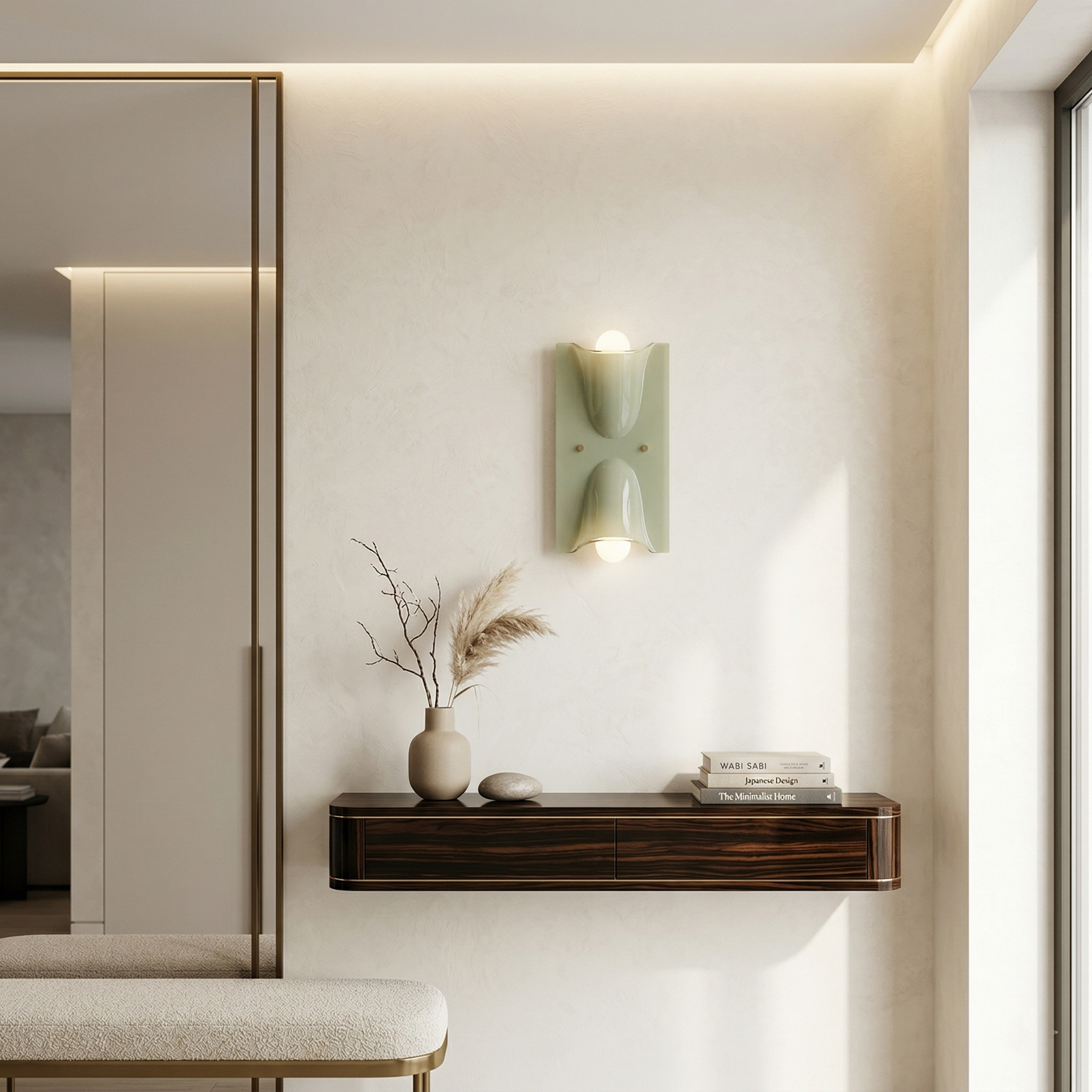 Fiora Nordic Modern Glass Wall Light