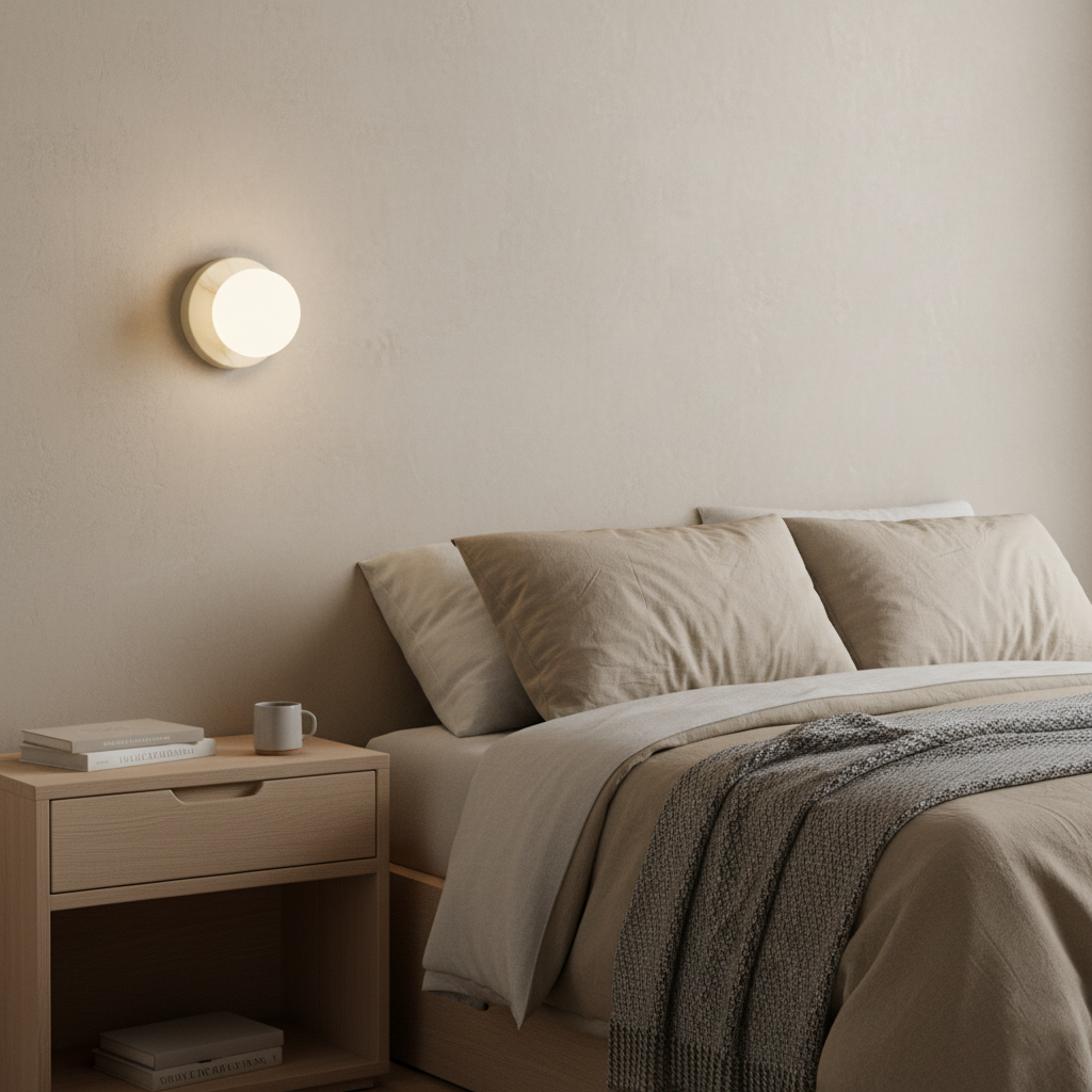 Nordic Rounded Minimalist LED Iron Wall Light