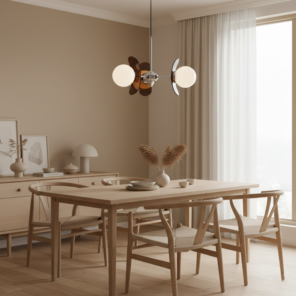 Aurelia Modern Bauhaus Glass Pendant Light